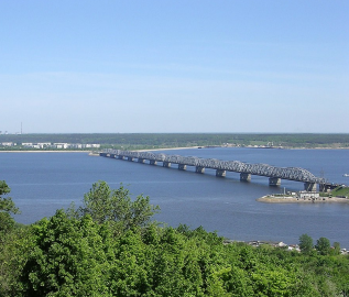 Ульяновск Фото Моста Через Волгу