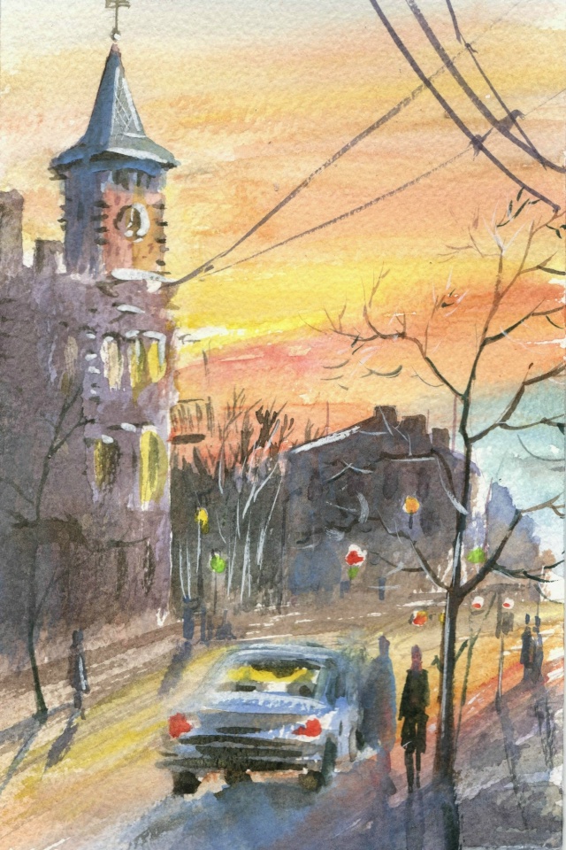 Во Владимирском саду открыли выставку акварелей Юлии Узрютовой