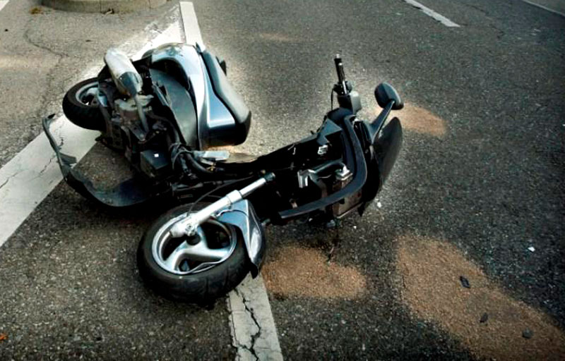 В Сенгилее разбился 45-летний скутерист