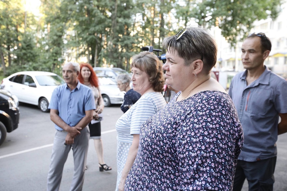 Алексей Русских ознакомился с ходом благоустройства дворов и общественных пространств в Димитровграде