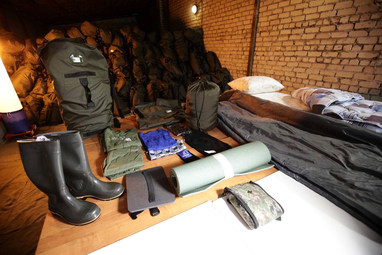 Ульяновским бойцам привезли дополнительное снаряжение от Русских