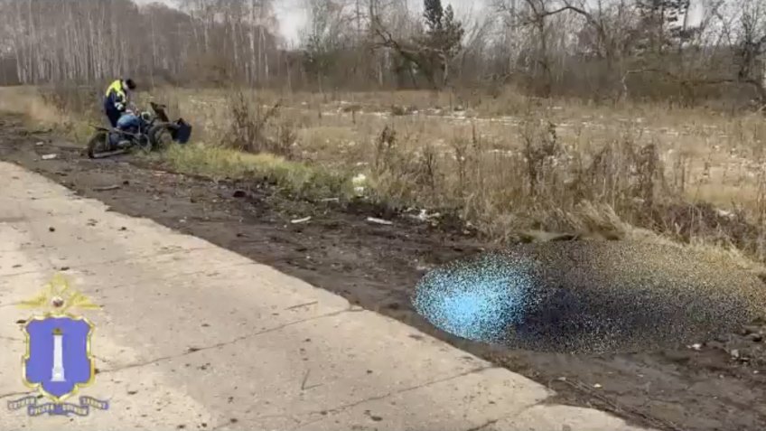 На ульяновской трассе погиб мотоциклист
