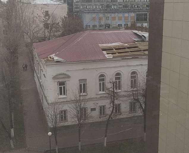 Ульяновский Дом молодых лишился крыши