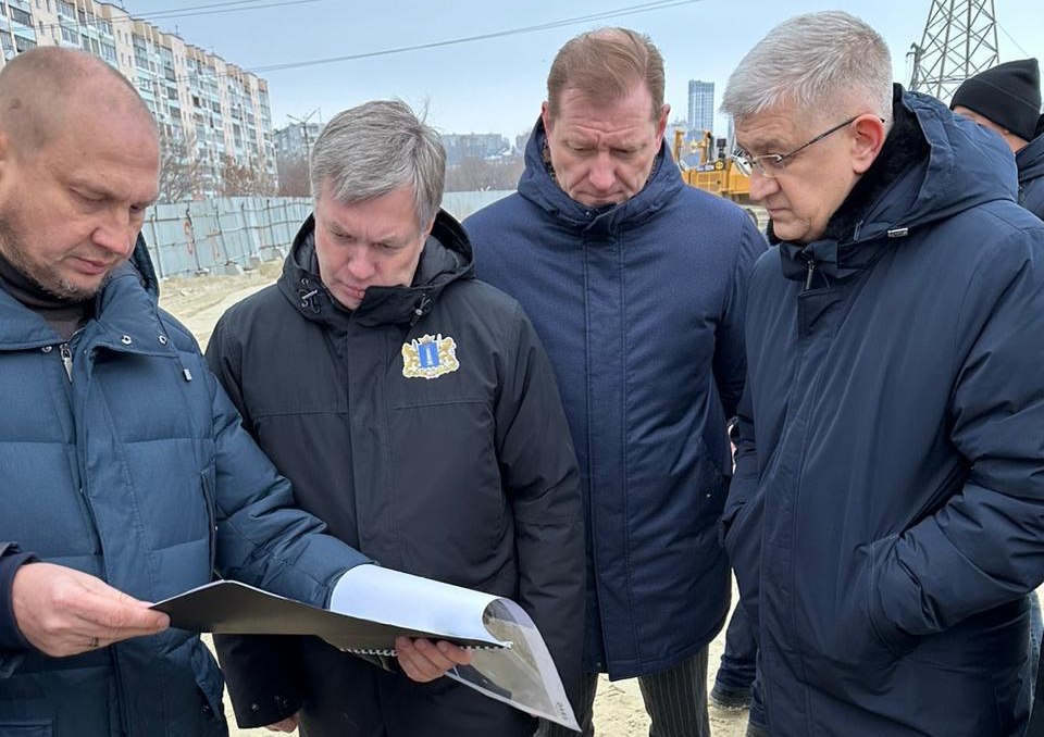 Губернатор Русских лично осмотрел стройки в Ульяновске