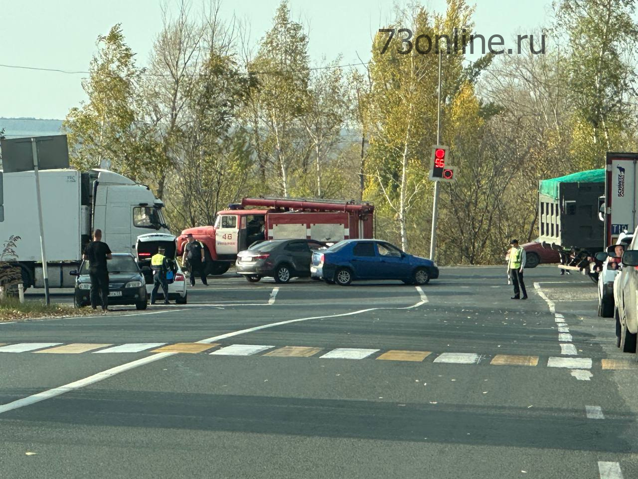Крупное ДТП в Ульяновской области – движение затруднено