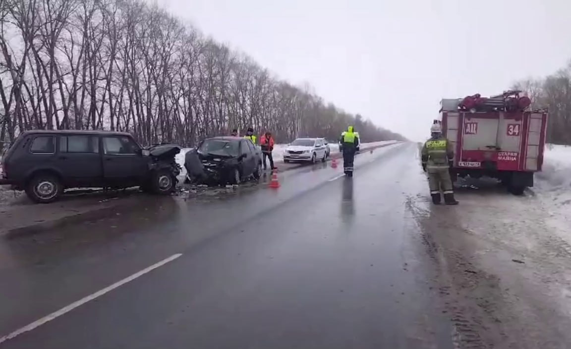 Лобовое ДТП произошло на трассе в Старомайнском районе: четверо  пострадавших / Новостной портал Ульяновска / 73online.ru