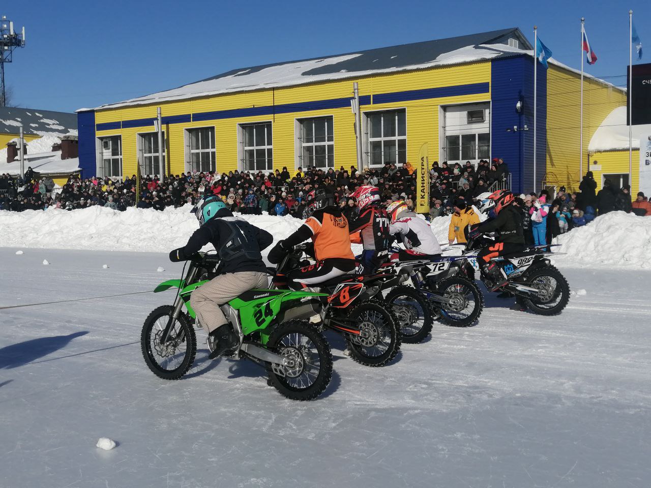 Лёд и скорость: в Ульяновске возродили зимний спидвей