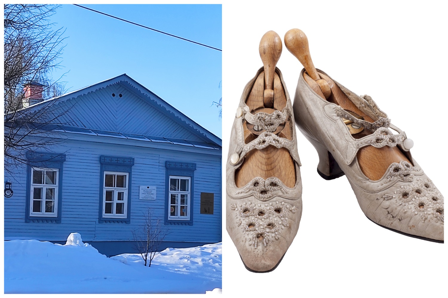 Туфельки с французским каблучком. Экспонат ульяновского музея напоминает о хозяйке дома