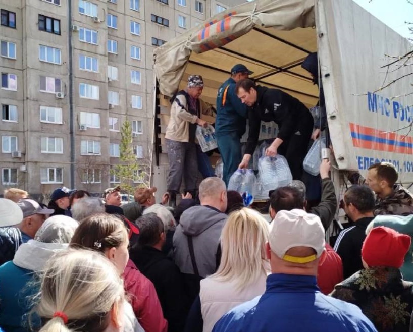 В Оренбургскую область доставили «гуманитарку» из Ульяновска