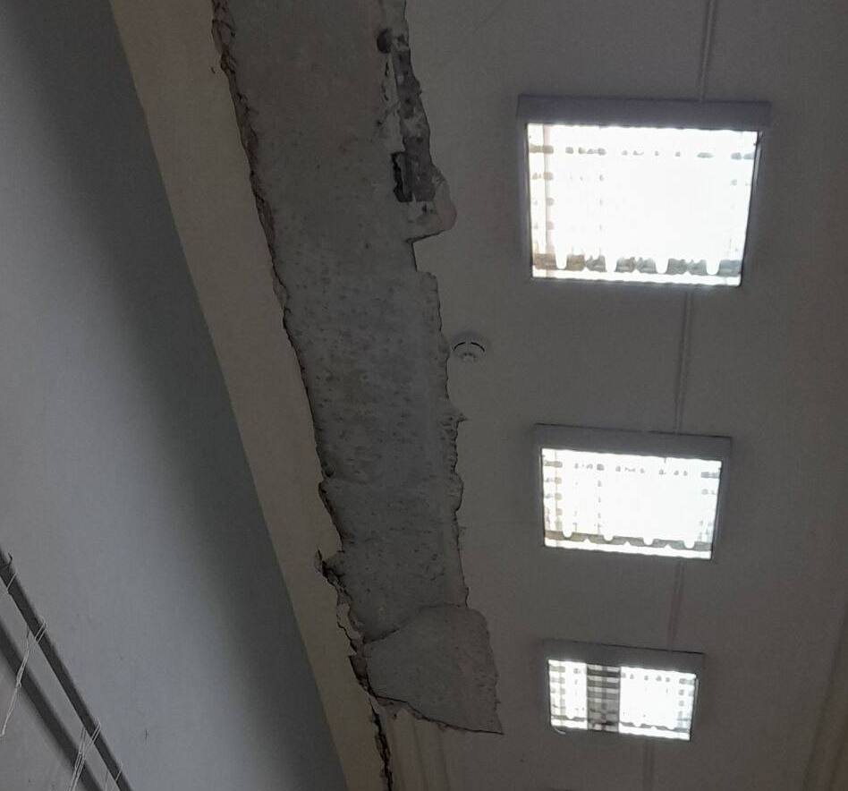 В музее Пластова на Гончарова обрушился потолок