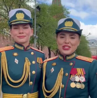 Жительницы Ульяновской области приняли участие в параде Победы на Красной Площади