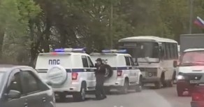 На Московском шоссе пассажиры автобуса устроили замес