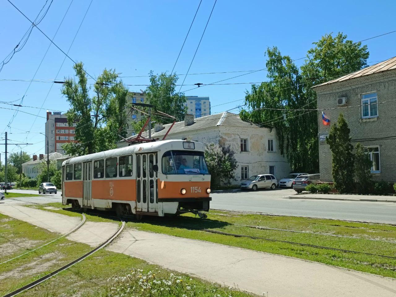В Ульяновск сегодня три трамвайных маршрута поменяют схему движения
