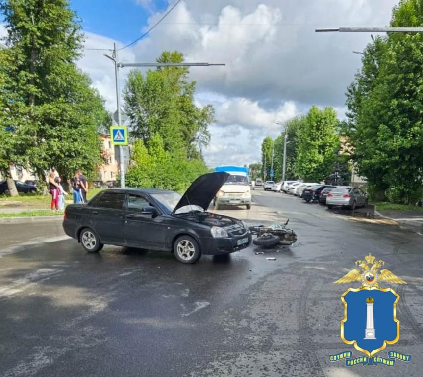 Двух мотоциклистов сбили за сутки на ульяновских дорогах