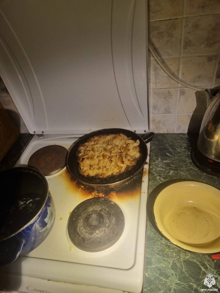 Оставил сковородку на включенной плите и ушел: на Отрадной предотвратили пожар