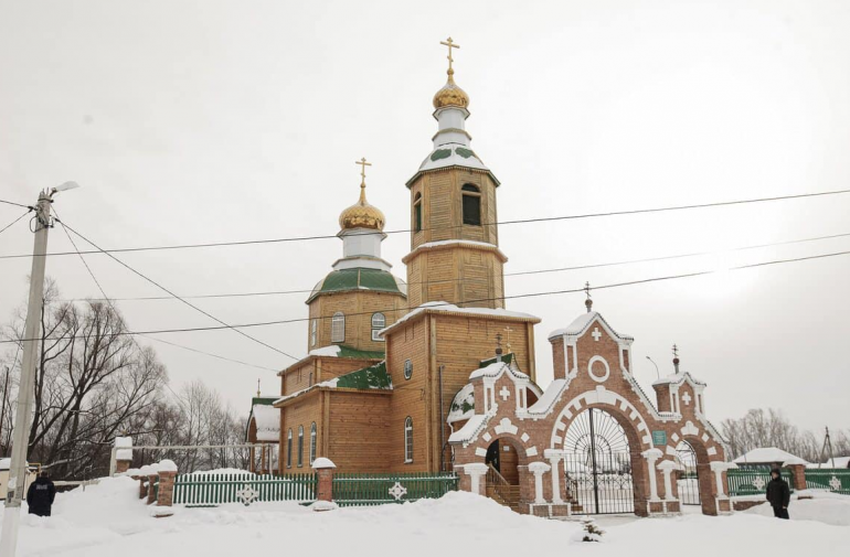 Полковая Церковь на территории Волочаевского городка