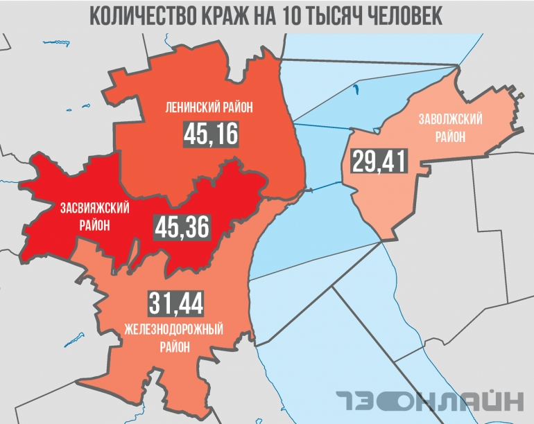 Карта ленинского района ульяновска