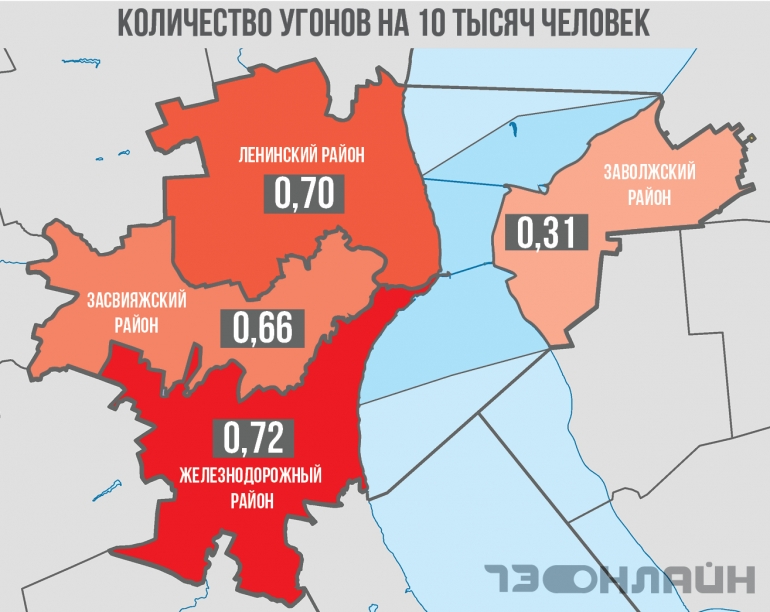 Ульяновск карта железнодорожный район