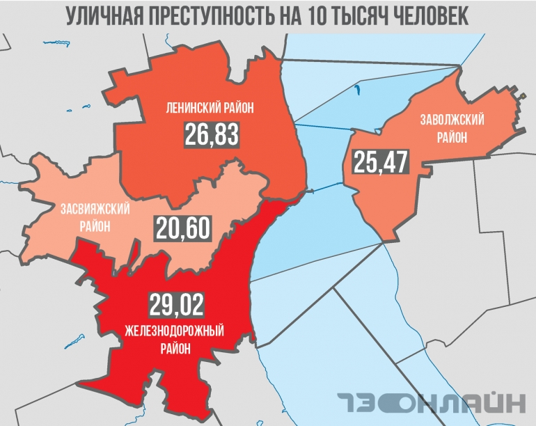 Ульяновск засвияжский район карта