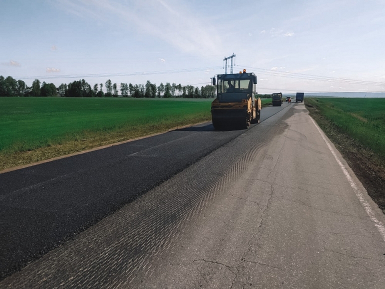 В  Ульяновской области  на 11 участках дорог завершены ремонтные работы
