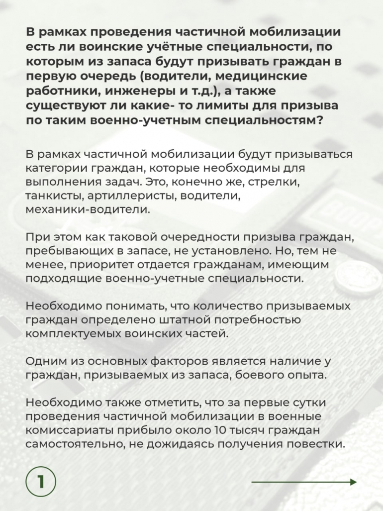 Минобороны ответило на главные вопросы о мобилизации / Новостной портал  Ульяновска / 73online.ru