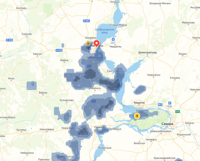 Карта осадков онлайна и область в реальном. Осадки на карте Ульяновск. Карта осадков Рязань. Погода Ульяновск карта осадков.