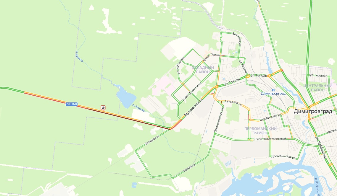 Карта транспорта димитровград