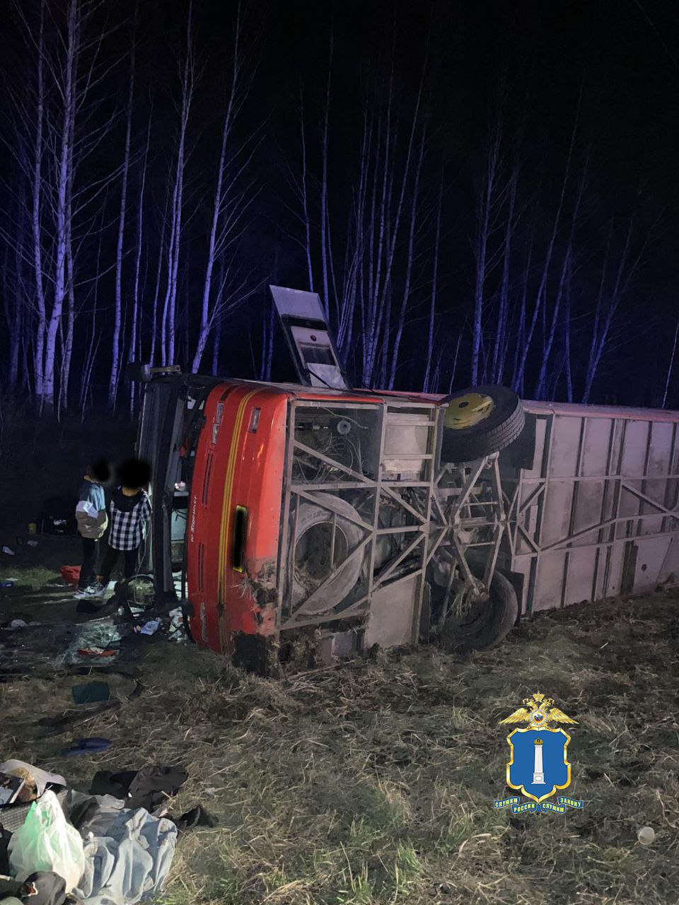 В Ульяновской области перевернулся автобус, наполненный детьми / Новостной  портал Ульяновска / 73online.ru