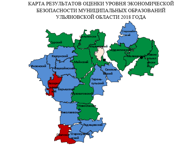 Сурский район карта